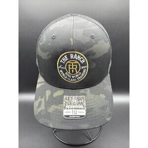 Richardson 112PT The Ranch Tactical Training Snapback Trucker Hat Gray Camo
